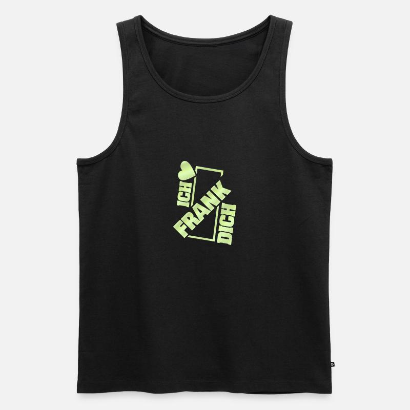 Frank - Männer Premium Bio Tank Top - Schwarz