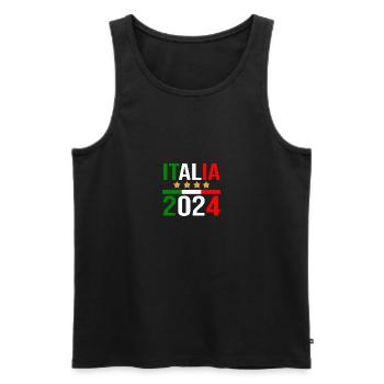 2024 Italia Italien Italien Italie - Débardeur bio Premium Homme - noir - Devant - Michal (187cm)