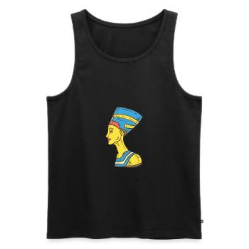 Mythologie egypte religion symbole cadeau culture - Débardeur bio Premium Homme - noir - Devant - Michal (187cm)