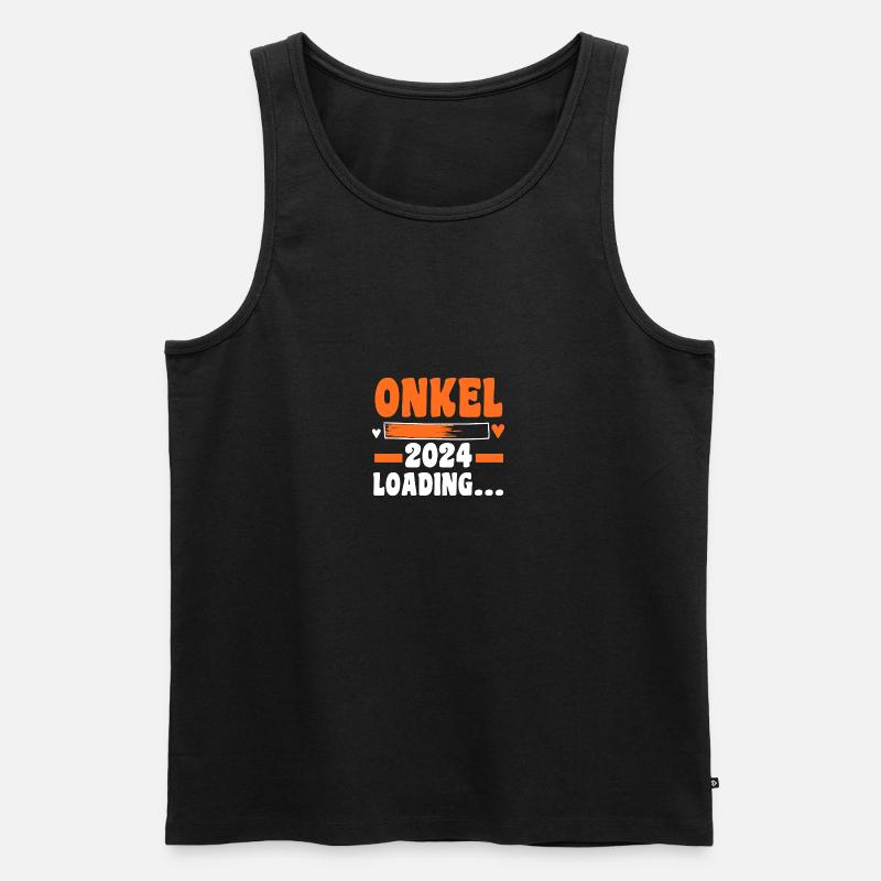 Werdender Onkel 2027 - Männer Premium Bio Tank Top - Schwarz