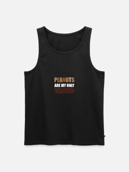 Peanut Allergy Nut Allergy Awareness - Men's Premium Organic Tank Top - black