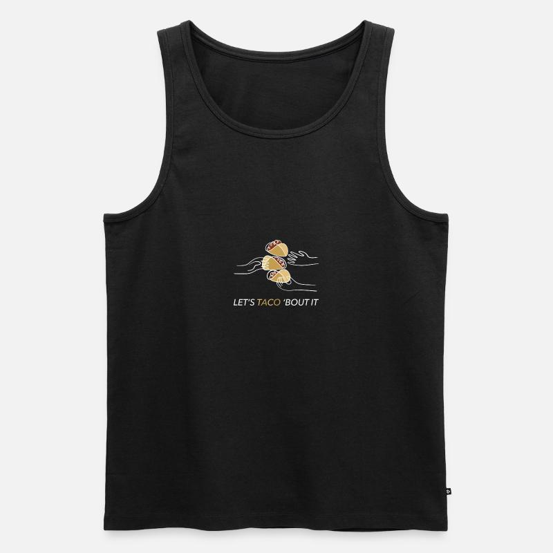 Let's Taco Bout It - Men's Premium Organic Tank Top - black