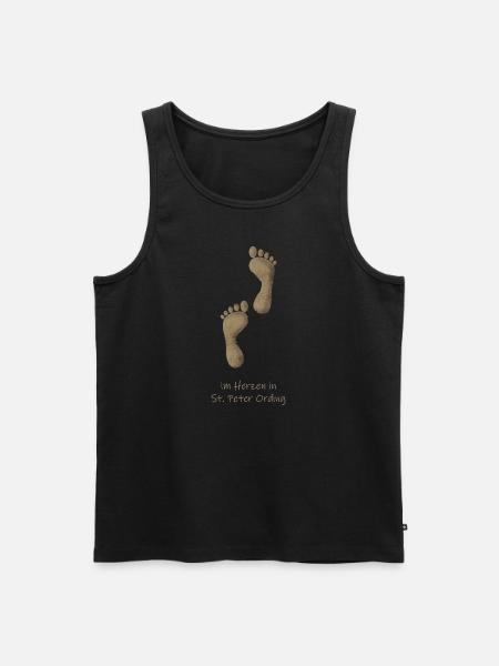 St Peter Ording - Männer Premium Bio Tank Top - Schwarz