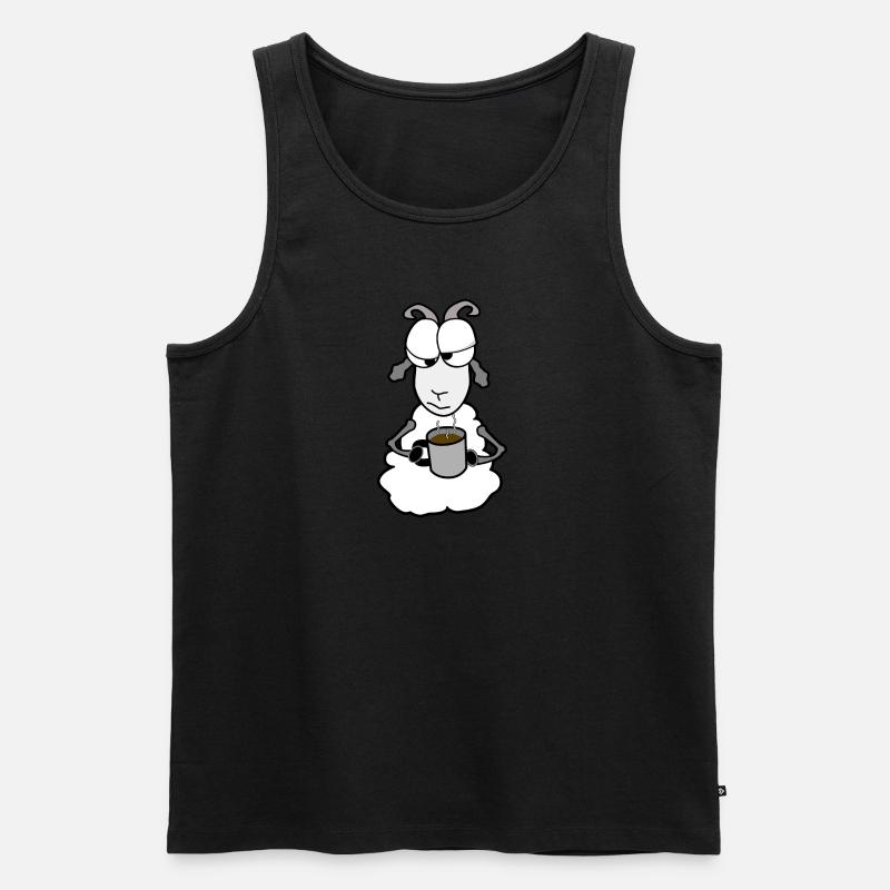 Bock null Bock - Männer Premium Bio Tank Top - Schwarz
