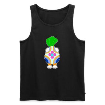 Karotte Ostern Osterei - Männer Premium Bio Tank Top - Schwarz - Vorne - Michal (187cm)
