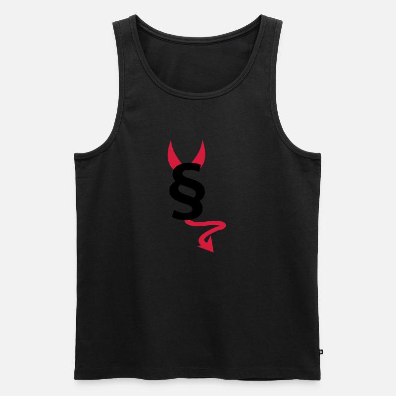 paragraph - Männer Premium Bio Tank Top - Schwarz