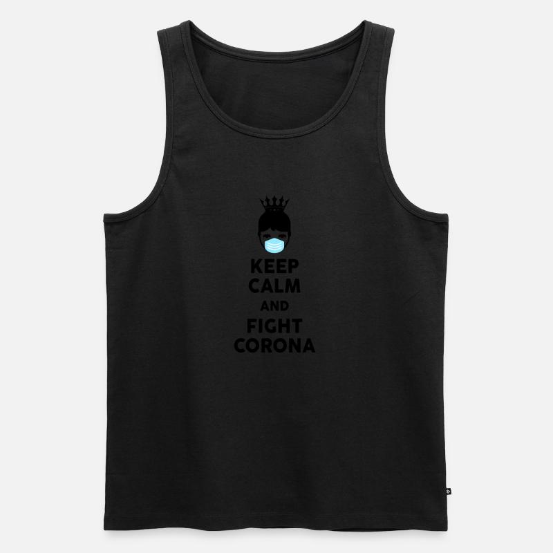 #Vaccinated - Männer Premium Bio Tank Top - Schwarz