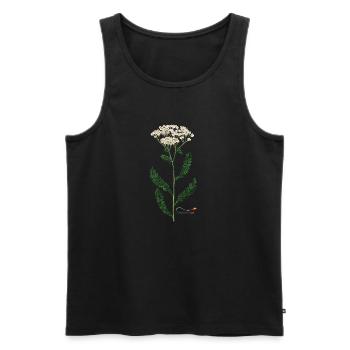 Yarrow - Men's Premium Organic Tank Top - black - Front - AI Model Male 178 light (178cm)