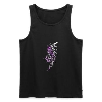 Tattoo element vector tattoo tribal tattoos - Men's Premium Organic Tank Top - black - Front - AI Model Male 178 light (178cm)