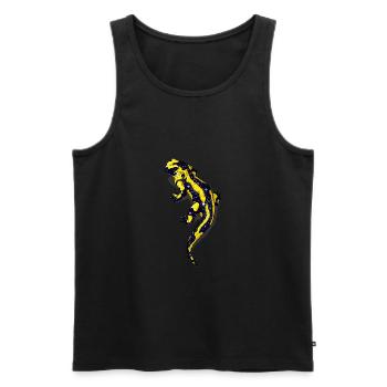 Salamander night - Men's Premium Organic Tank Top - black - Front - AI Model Male 178 light (178cm)