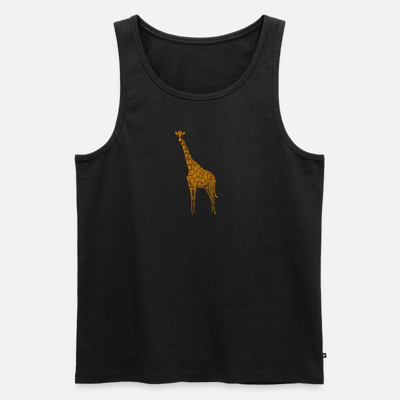 Giraffe - Männer Premium Bio Tank Top - undefined