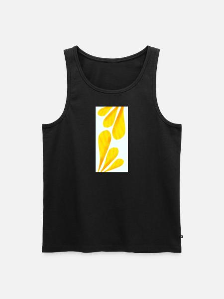 Sommerlicher Himmel - Männer Premium Bio Tank Top - Schwarz