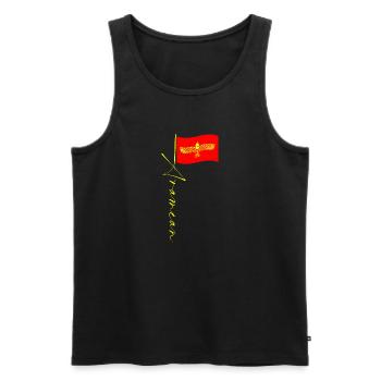 Syrien Aramäer Aram Damaskus Assyrien Antike - Männer Premium Bio Tank Top - Schwarz - Vorne - Michal (187cm)