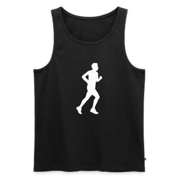 Survêtement - Débardeur bio Premium Homme - noir - Devant - Michal (187cm)