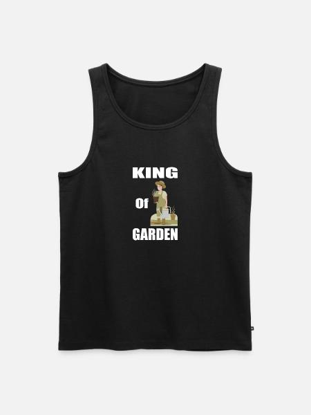 Garten - Männer Premium Bio Tank Top - Schwarz