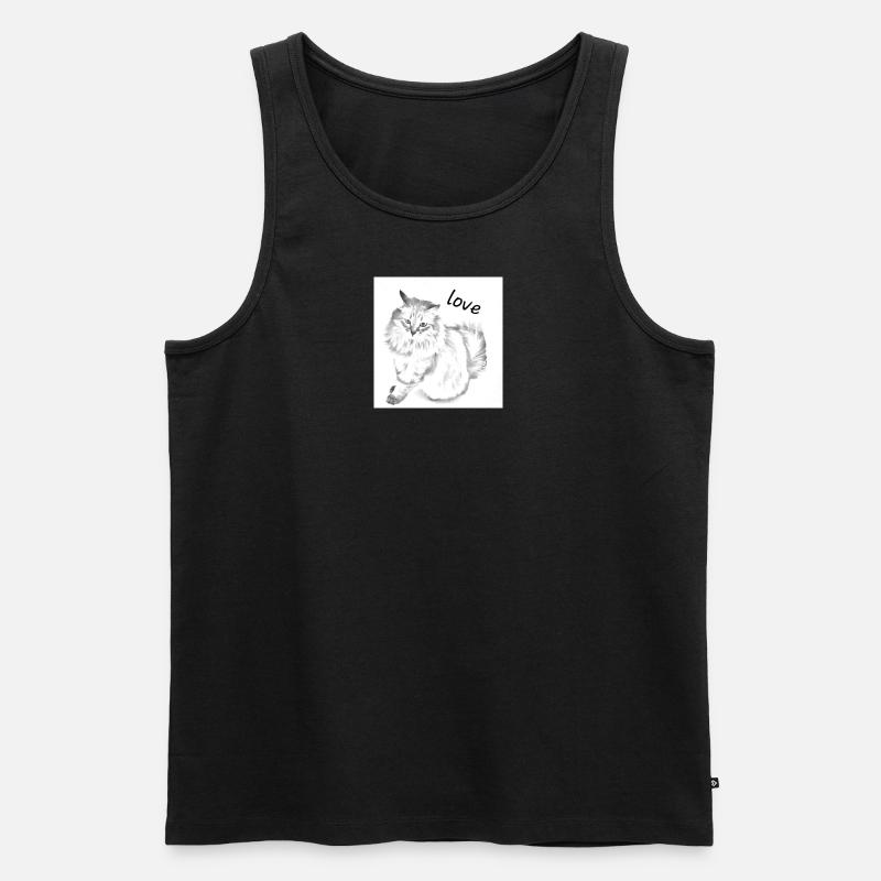 Kayo - Männer Premium Bio Tank Top - Schwarz