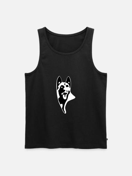 Malinois Protokoll - Männer Premium Bio Tank Top - Schwarz