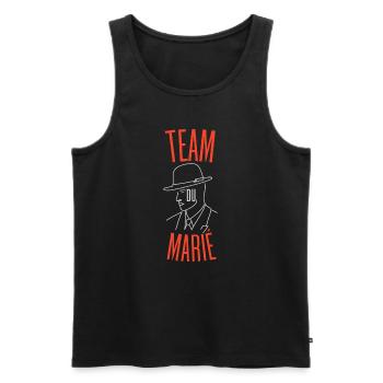 Team du Marié - Débardeur bio Premium Homme - noir - Devant - Michal (187cm)