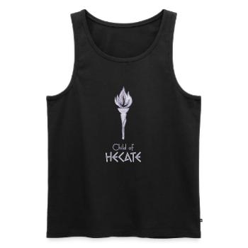Child of Hecate – Percy Jackson inspired design - Men's Premium Organic Tank Top - black - Front - AI Model Male 178 light (178cm)