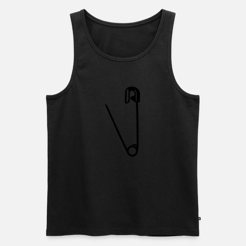 punk - Männer Premium Bio Tank Top - Schwarz