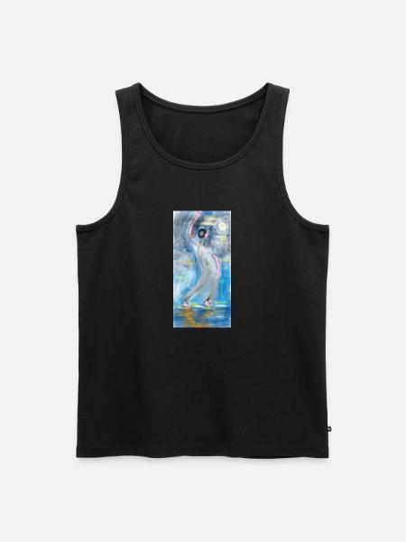 Tanz - Männer Premium Bio Tank Top - Schwarz