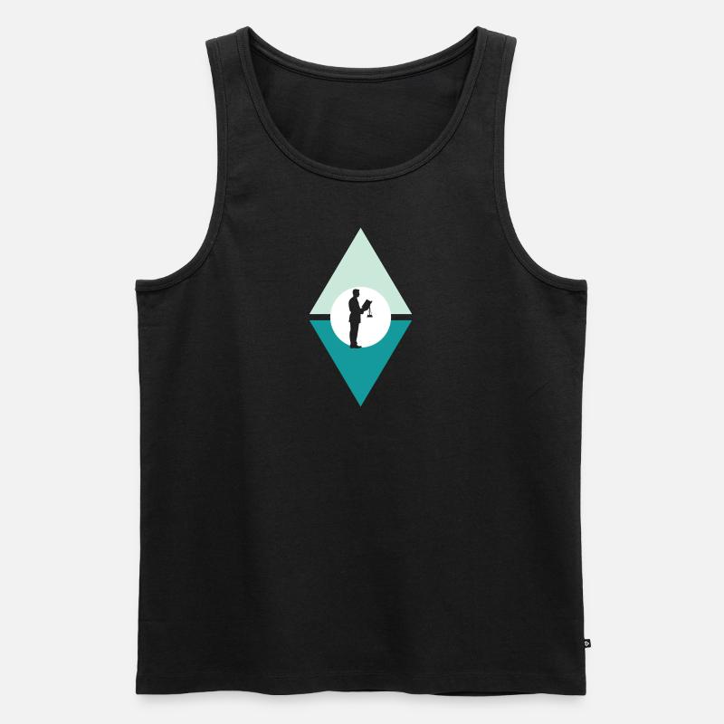 Gericht Versicherung Richter - Männer Premium Bio Tank Top - undefined