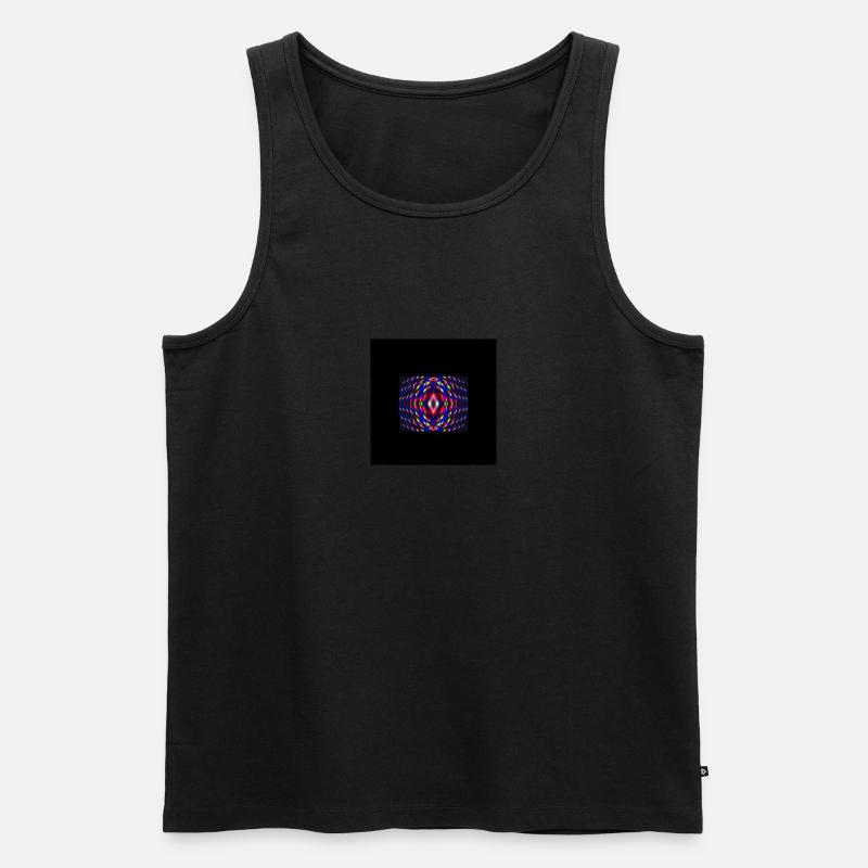 Techno DJ - Männer Premium Bio Tank Top - Schwarz