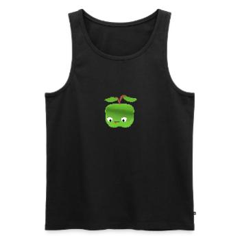 Drôle de pomme - Débardeur bio Premium Homme - noir - Devant - Michal (187cm)