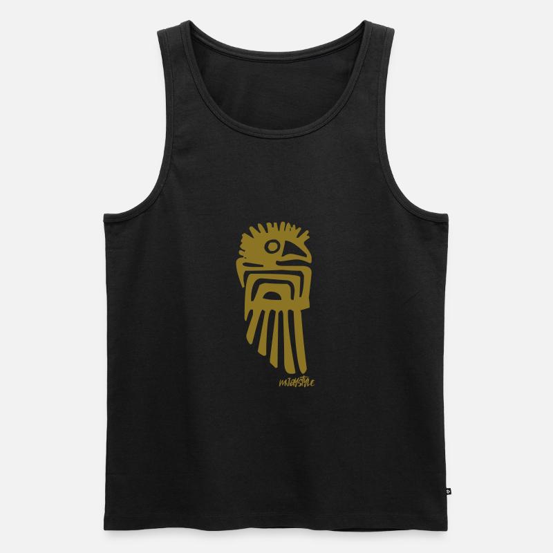 Azteken 3 - Männer Premium Bio Tank Top - Schwarz