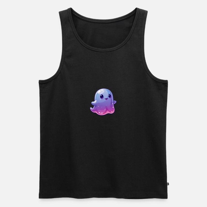 Kleiner Geist - Männer Premium Bio Tank Top - Schwarz
