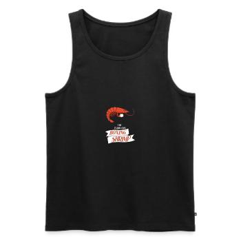 Boxing shrimp - Débardeur bio Premium Homme - noir - Devant - Michal (187cm)