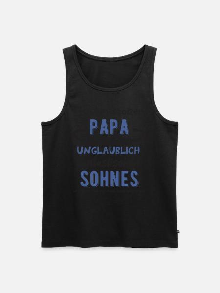 Papa von Sohn - Männer Premium Bio Tank Top - 