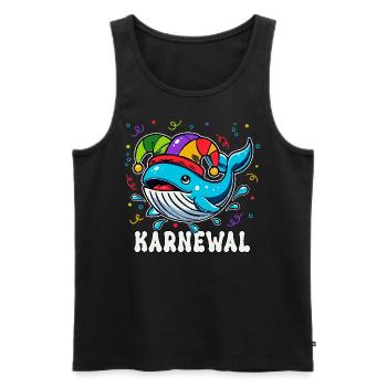 Karnewal Lustiges Wortspiel Kaneval Kostümersatz - Männer Premium Bio Tank Top - Schwarz - Vorne - Michal (187cm)