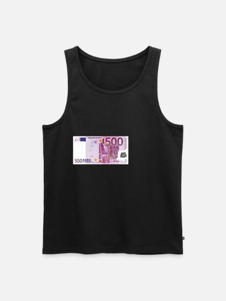 500 euros de billet - Débardeur bio Premium Homme -