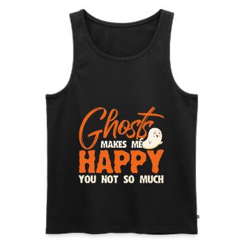 Geisterjäger Geister Paranormale Untersuchung - Männer Premium Bio Tank Top - Schwarz - Vorne - AI Model Male 178 light (178cm)