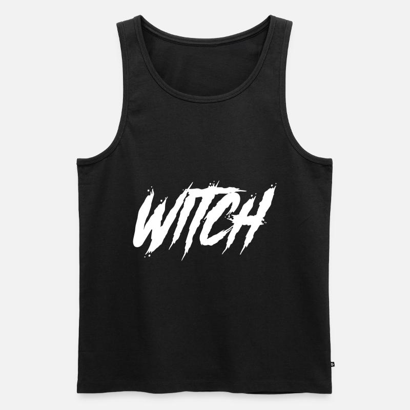 Witch Goth Hexe Gothic - Men's Premium Organic Tank Top - black