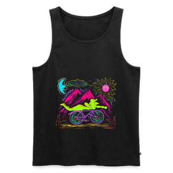 Bicycle Day 1943 LSD Acid Hofmann Trip Halluzinoge - Männer Premium Bio Tank Top - Schwarz - Vorne - AI Model Male 178 light (178cm)