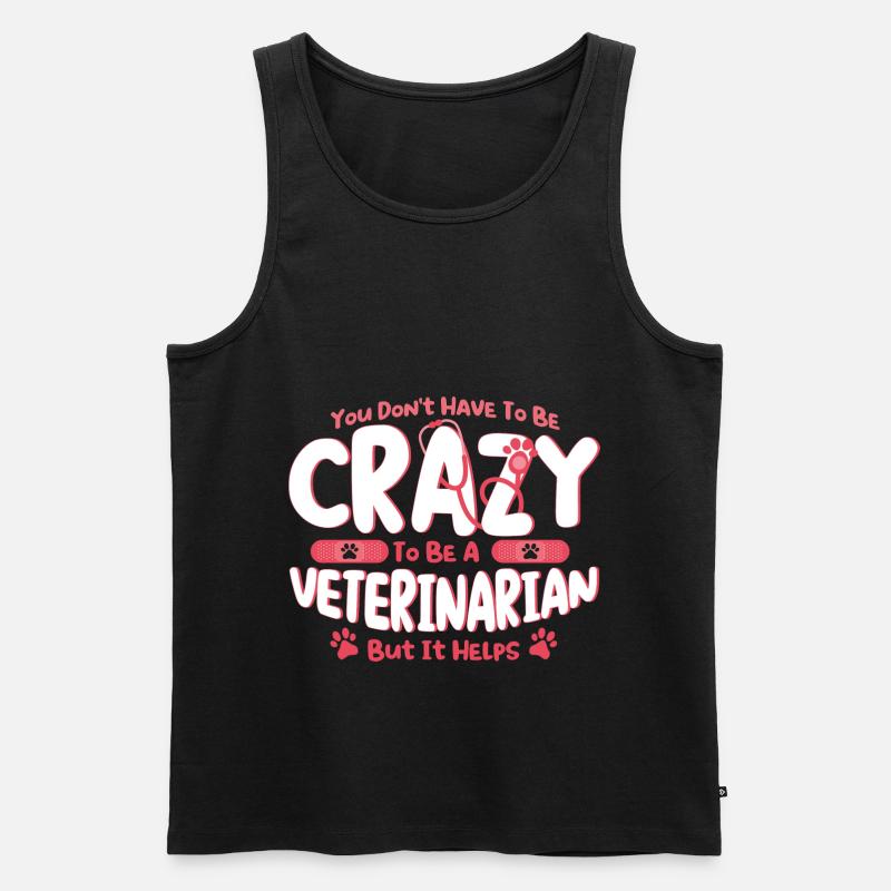 Veterinary Veterinary Veterinary Gift - Men's Premium Organic Tank Top - black