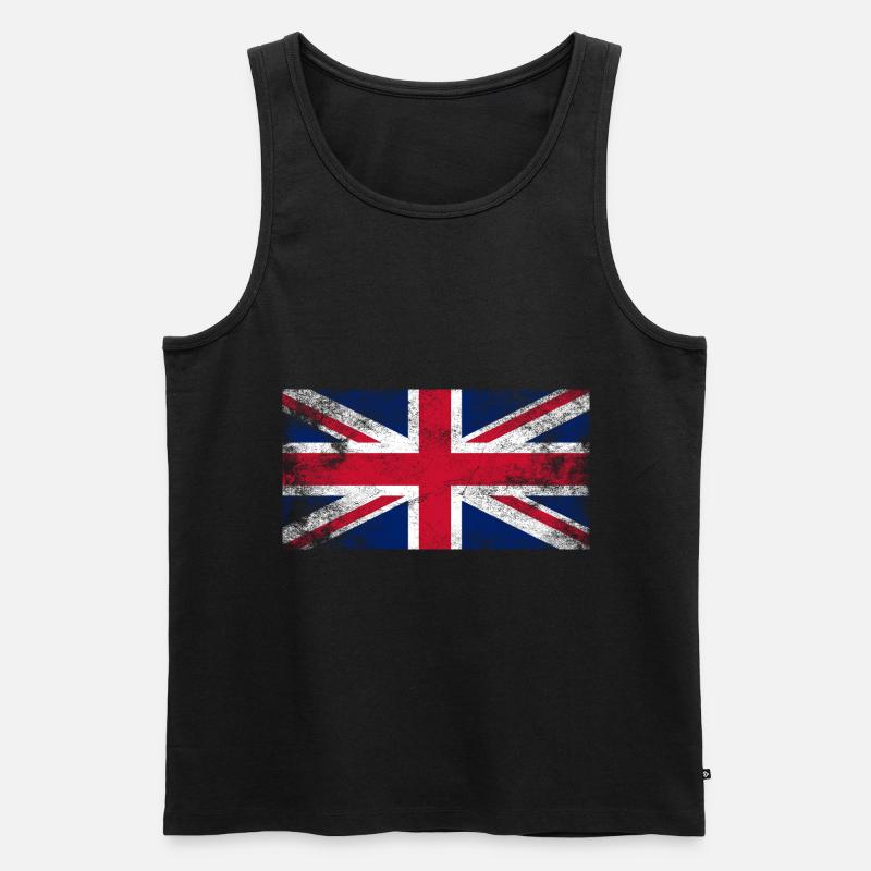 Brite - Männer Premium Bio Tank Top - Schwarz