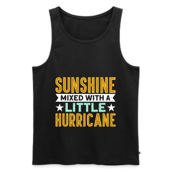 Pre-Teen Puberty Prepubescent - Men's Premium Organic Tank Top - black - Front - AI Model Male 178 light (178cm)
