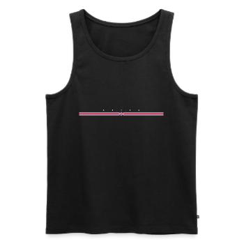 british line guard - Men's Premium Organic Tank Top - black - Front - AI Model Male 178 light (178cm)