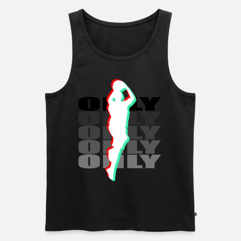 Basketball - Männer Premium Bio Tank Top - Schwarz