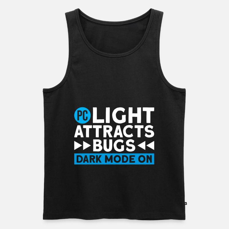 Computer Coding Programmer - Men's Premium Organic Tank Top - black