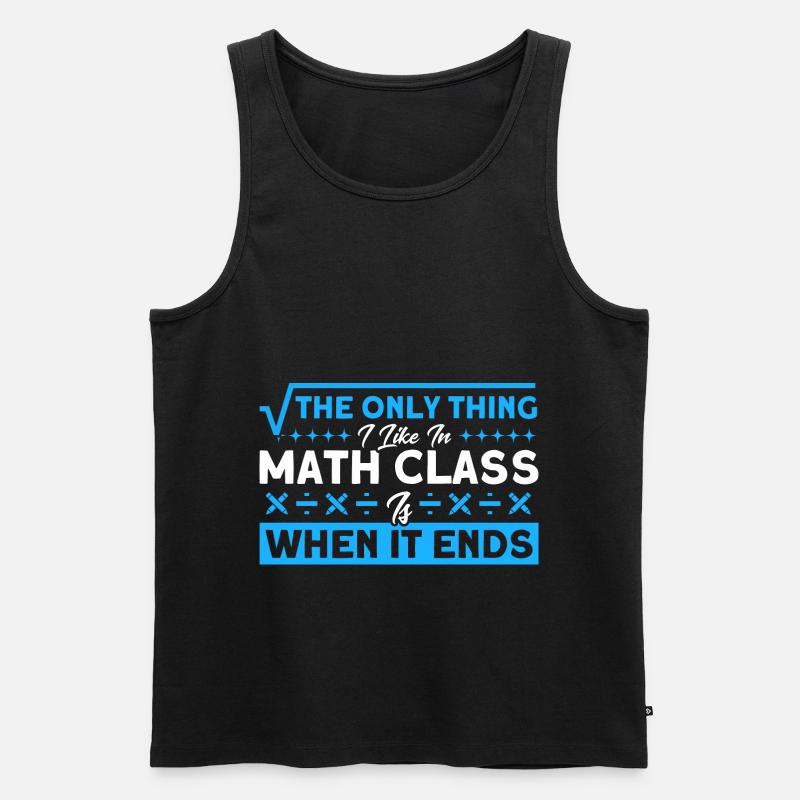 Math Mathématiques Sciences Math Cadeau - Débardeur bio Premium Homme - noir