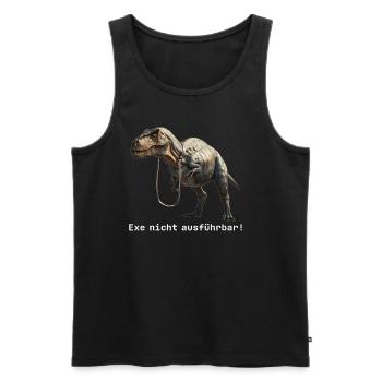 Cybersecurity IT-Sicherheit Computer Techniker - Männer Premium Bio Tank Top - Schwarz - Vorne - AI Model Male 178 light (178cm)