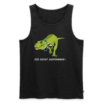 Cybersecurity IT-Sicherheit Computer Techniker - Männer Premium Bio Tank Top - Schwarz - Vorne - AI Model Male 178 light (178cm)