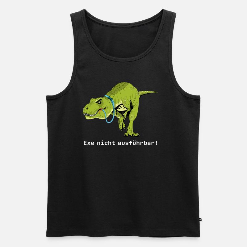 Cybersecurity IT-Sicherheit Computer Techniker - Männer Premium Bio Tank Top - Schwarz