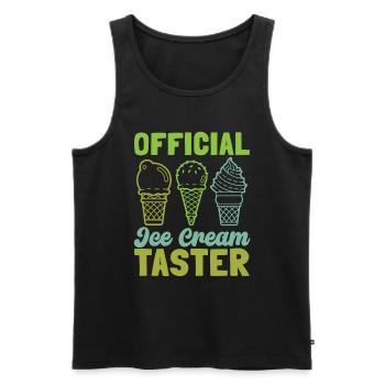 Offizielles - Männer Premium Bio Tank Top - Schwarz - Vorne - Michal (187cm)