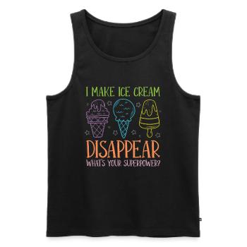 Ich Lasse Eis Verschwinden Was Ist Deine - Männer Premium Bio Tank Top - Schwarz - Vorne - Michal (187cm)