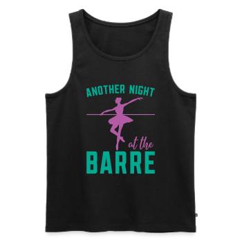 Eine Weitere Nacht Im Barre Ballerina Ballet - Männer Premium Bio Tank Top - Schwarz - Vorne - AI Model Male 178 light (178cm)